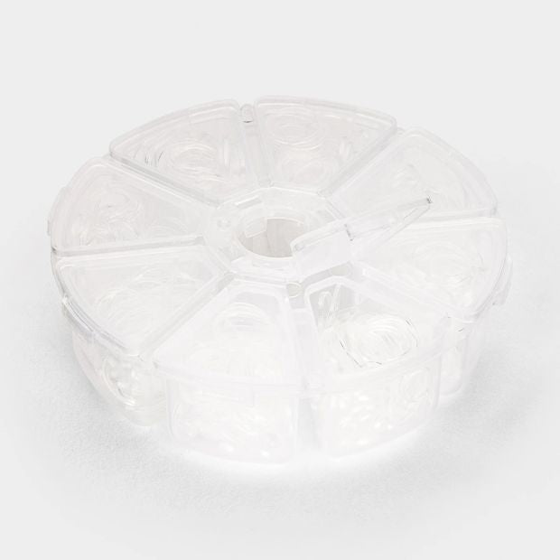 Silicone Hair Ties - Clear