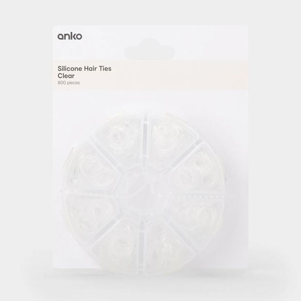 Silicone Hair Ties - Clear