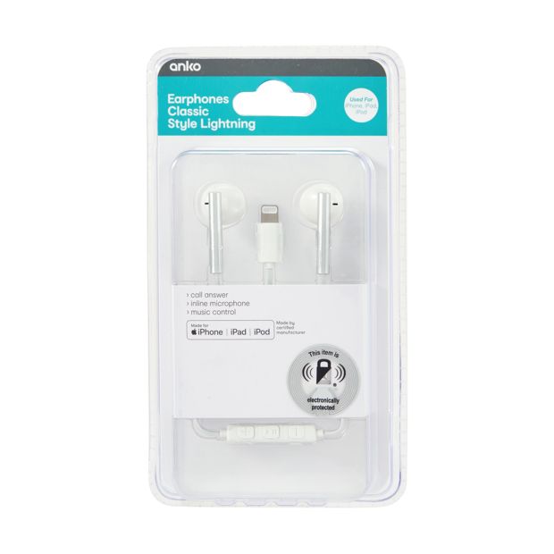 Classic Style Lightning Earphones - Anko