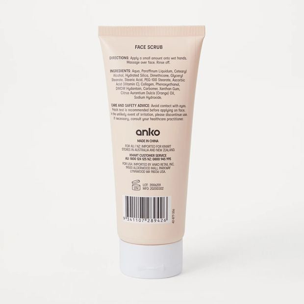 Vitamin C and Collagen Face Scrub 150ml - Anko