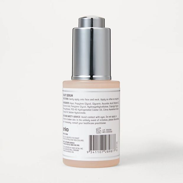 Vitamin C & Hyaluronic Acid Night Serum 30ml - Anko