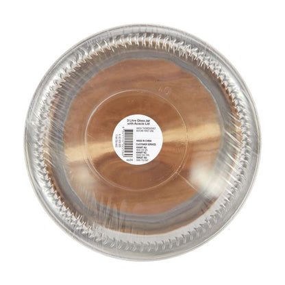 3L Glass Jar with Wood Lid - Anko