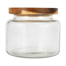 1.5L Glass Jar with Wood Lid - Anko