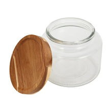 1.5L Glass Jar with Wood Lid - Anko