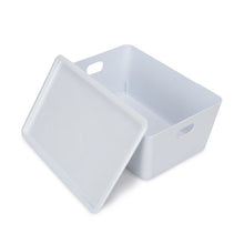 4L Smooth and Shiny Plastic Tub, White - Anko