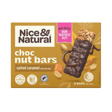 NICE & NATURAL ROASTED NUT BAR SALTED CARAMEL 180