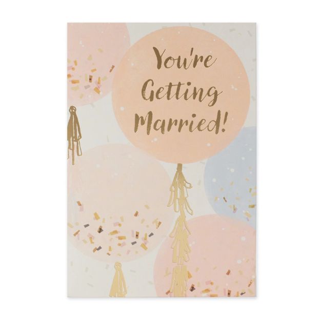 Connections from Hallmark Engagement Card - Chic Balloons