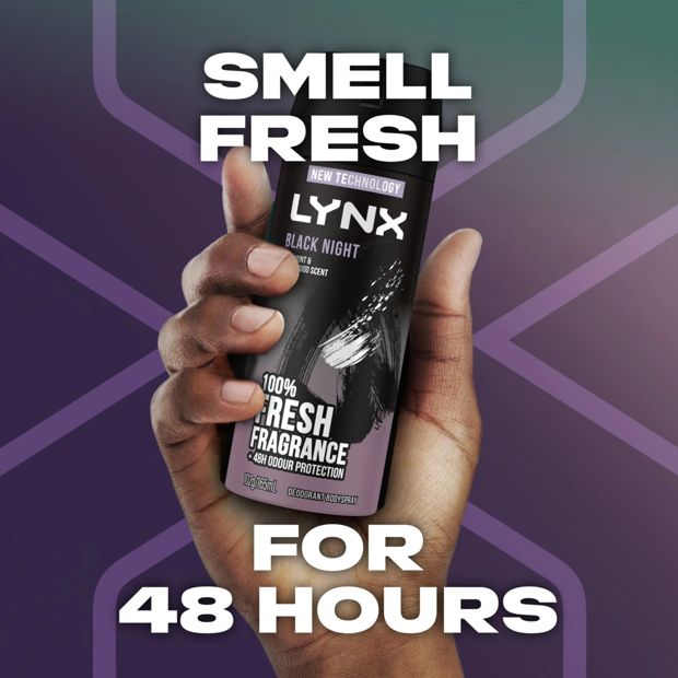 LYNX Black Night Deodorant Bodyspray