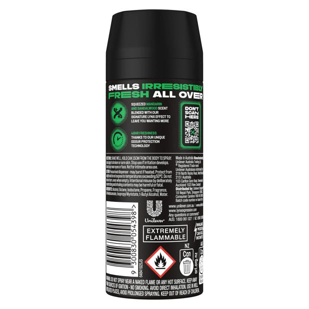 LYNX Africa Deodorant Bodyspray