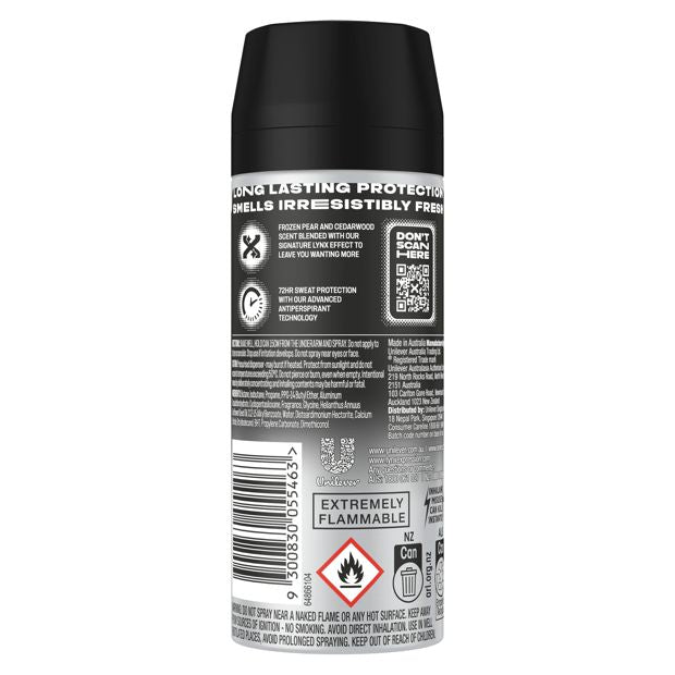 LYNX Black Antiperspirant Aerosol