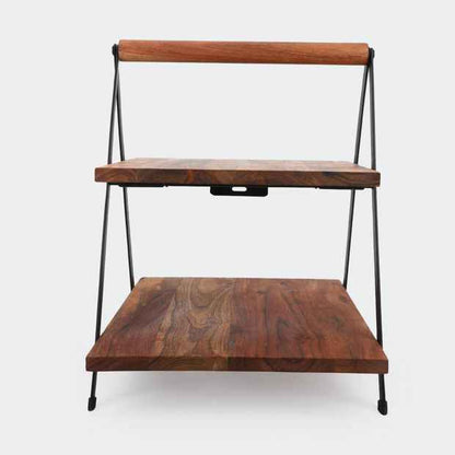 Acacia Serving Stand, 2 Tier - Anko