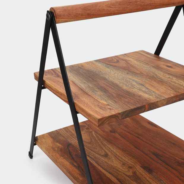 Acacia Serving Stand, 2 Tier - Anko