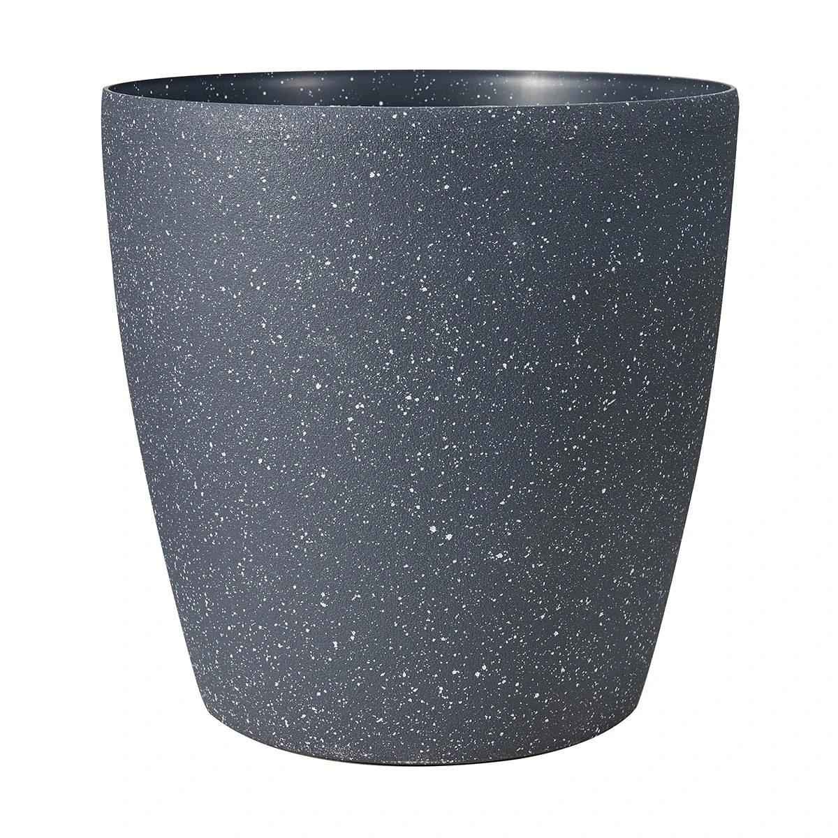35cm Textured Pot - Grey