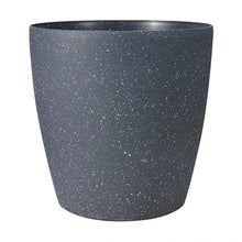 35cm Textured Pot - Grey