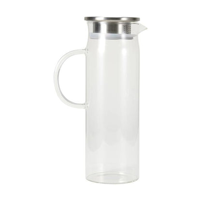 Glass Jug with Stainless Steel Lid - Anko