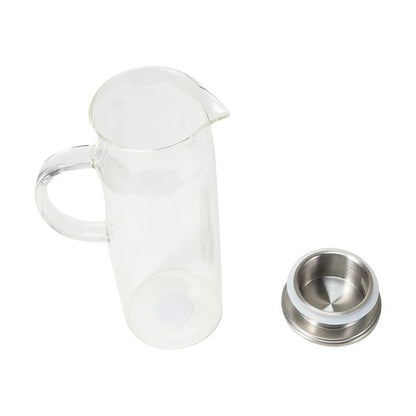 Glass Jug with Stainless Steel Lid - Anko