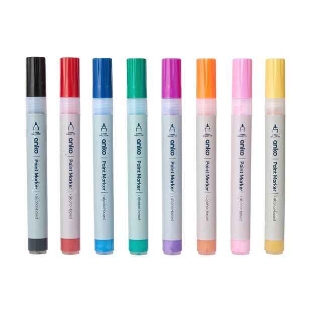 Paint Markers, 8 Pack - Anko
