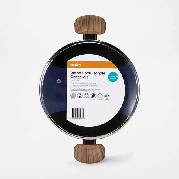 Handle Saucepan, 24cm - Anko