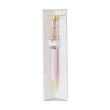 Metal Pen Floating Flower - Pink