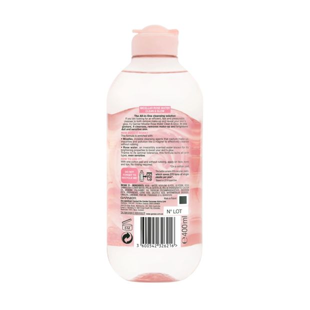 Garnier SkinActive Micellar Rose Water 400ml