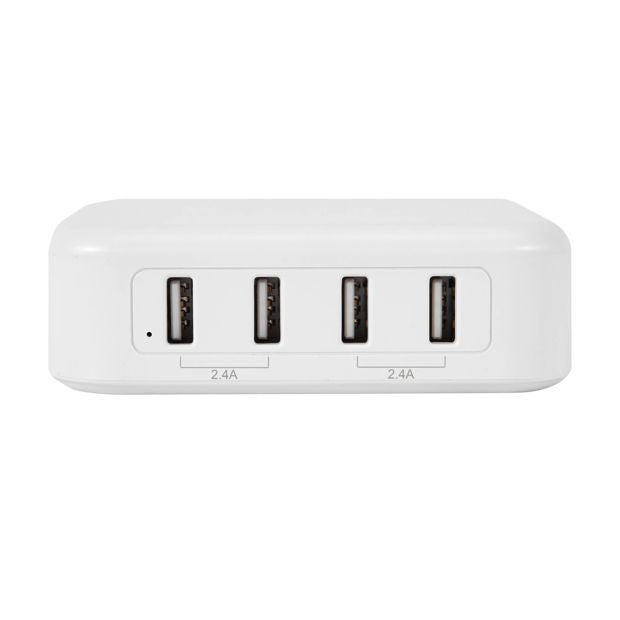 USB 4 Port Desktop Charger - Anko