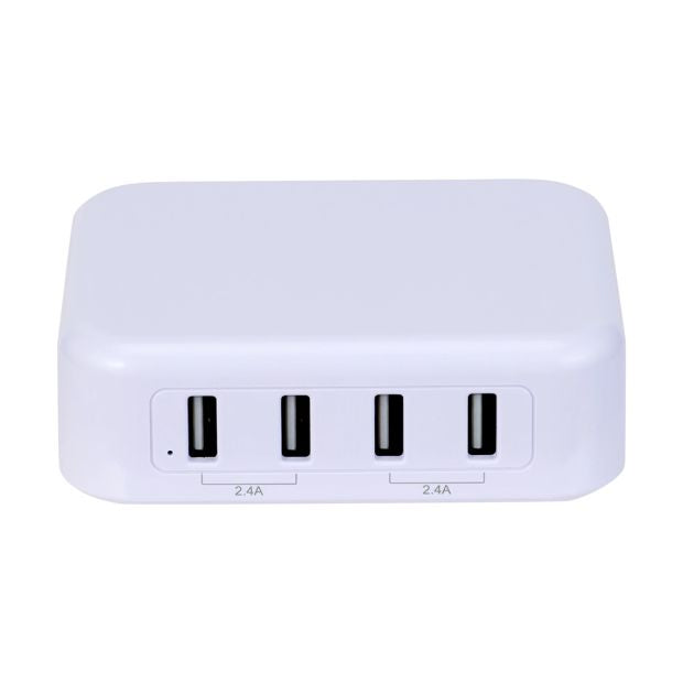 USB 4 Port Desktop Charger - Anko