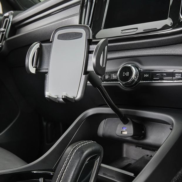 USB Car Charger Phone Holder - Anko