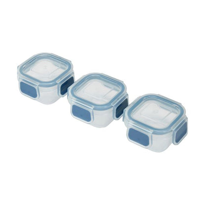 Clip Containers 3 Pack, 66ml - Anko