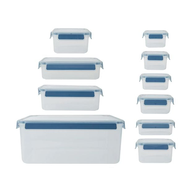 Rectangle Clip Containers, 10 Pack - Anko