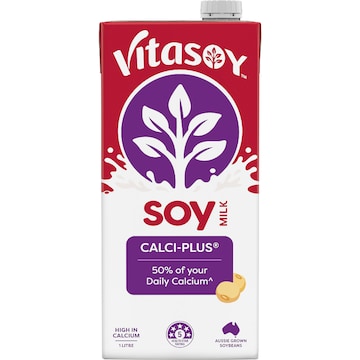 Vitasoy Calci Plus Soy Long Life Milk UHT 1L