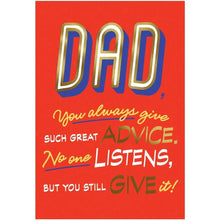 Hallmark Father's Day Card - Great Advice