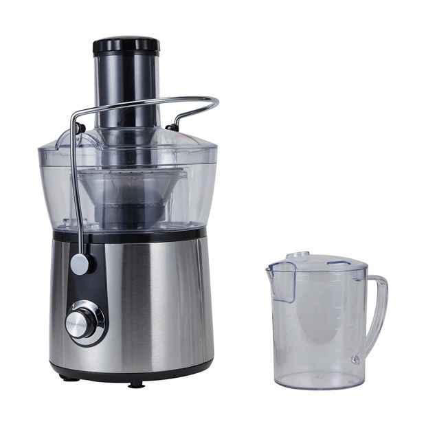 800ml Electric Juicer - Black and Silver Finish