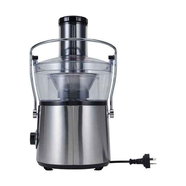 800ml Electric Juicer - Black and Silver Finish