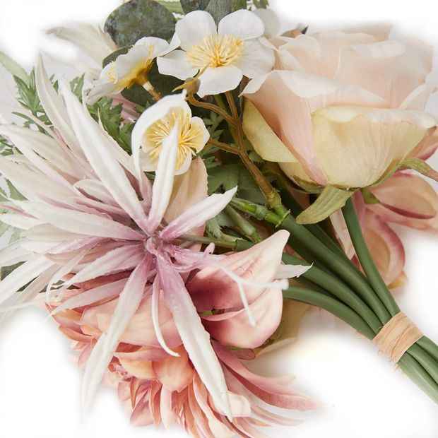 Artificial Mixed Flowers Bunch  - Anko