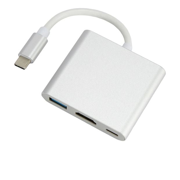 3 Port USB-C to HDMI Adaptor - Anko
