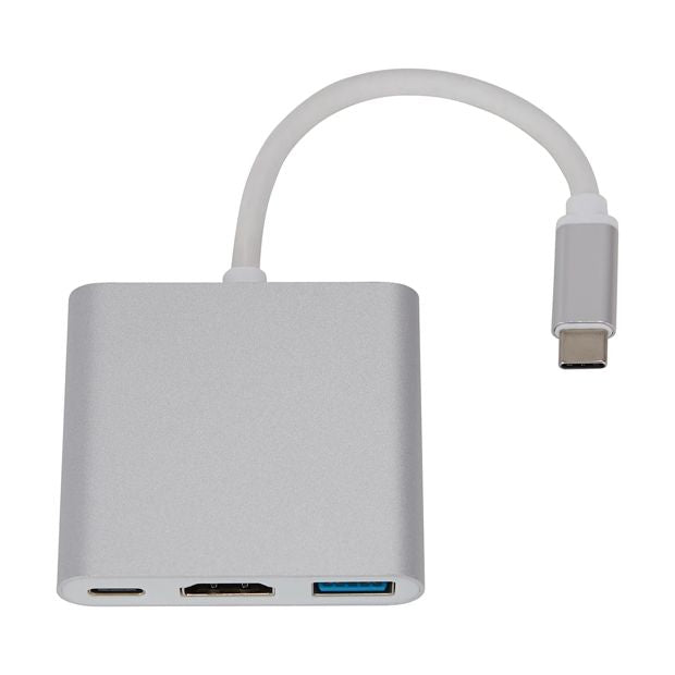 3 Port USB-C to HDMI Adaptor - Anko