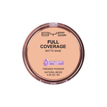 Full Coverage Pressed Powder, Natural Beige - BYS