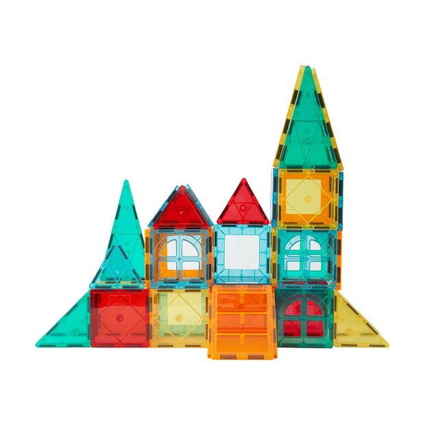 Magnetic Tiles Castle 50 Piece Set - Anko