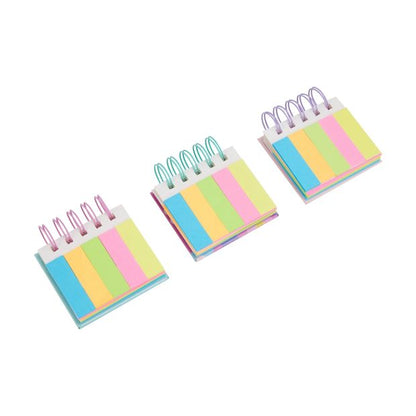 Spiral Sticky Note, Assorted - Anko