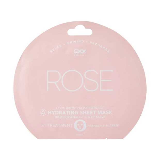 Hydrating Sheet Mask, Rose - Anko