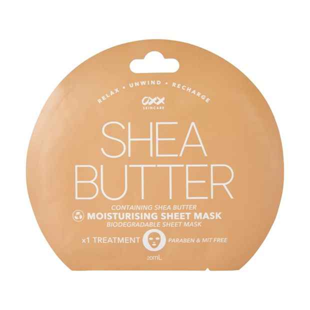 Moisturising Sheet Mask, Shea Butter - Anko