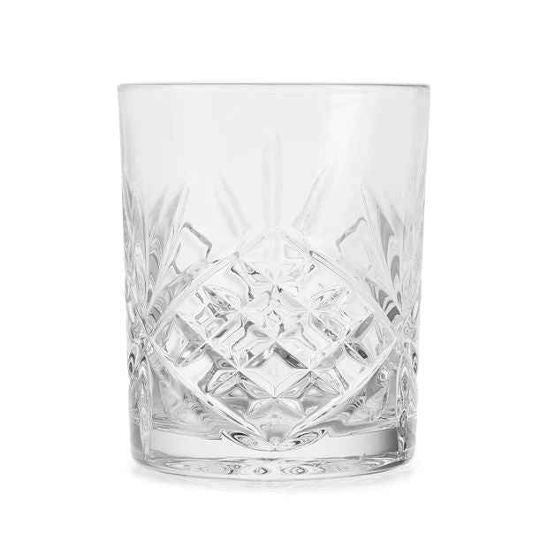 Set of 6 Clear Drinking Glasses, 300ml
