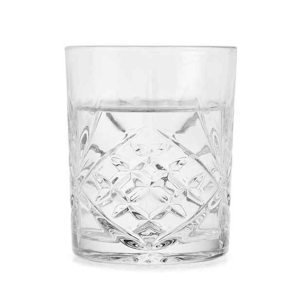 Set of 6 Clear Drinking Glasses, 300ml