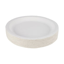 50 Piece White Round Paper Plates