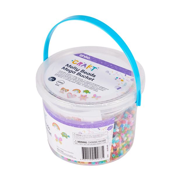 Melty Beads Mega Bucket, 6000 Pieces - Anko