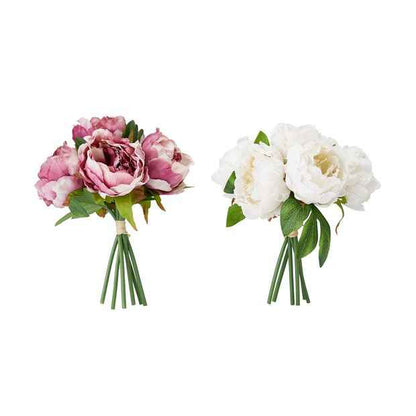 Artificial Peonies Bunch, Assorted - Anko