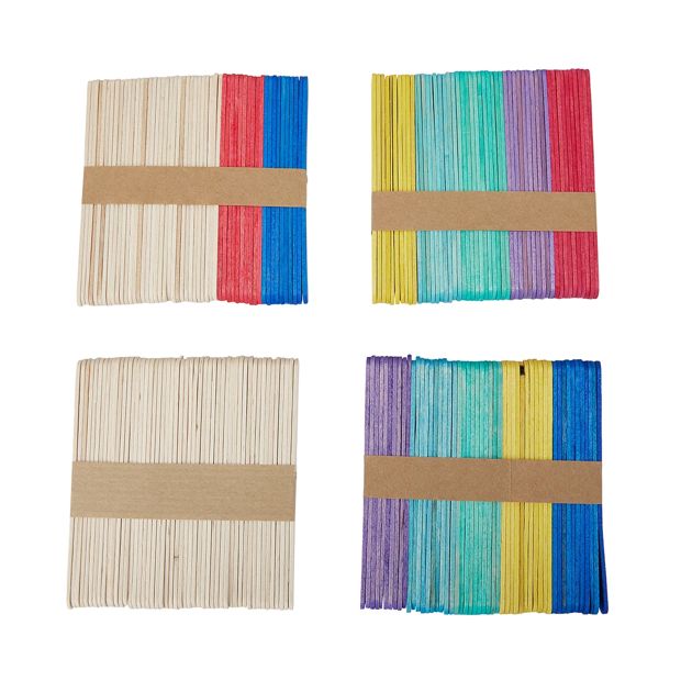 199 Piece Craft Popsicle Sticks - Anko