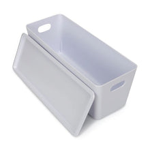 5L Smooth and Shiny Plastic Tub, White - Anko