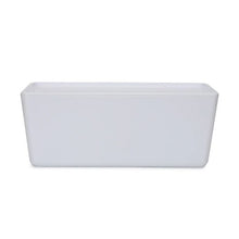 5L Smooth and Shiny Plastic Tub, White - Anko