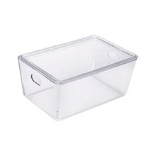 4L Smooth and Shiny Plastic Tub, Clear - Anko